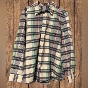 Vintage Alison Dailey Women's Plaid Button Down Long Sleeve Shirt